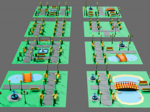 Props for the city Modelo 3D