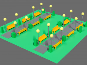 Props for the city Modelo 3D