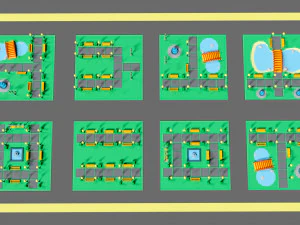 Props for the city 3D Model