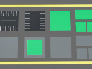 Props for the city 3D Model