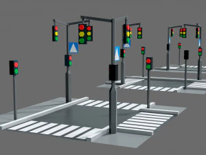 Props for the city 3D Model