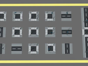 Props for the city 3D Model