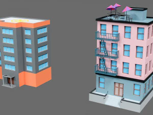Props for the city 3D Model