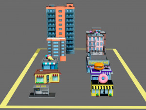 Props for the city Modelo 3D