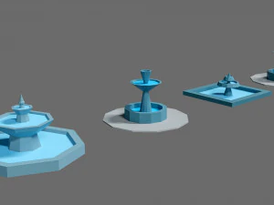 Props for the city 3D Model
