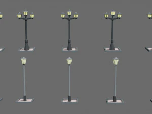Props for the city 3D Model