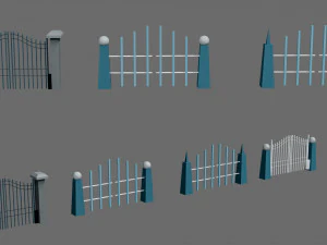 Props for the city 3D Model