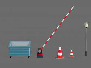 Props for the city Modelo 3D