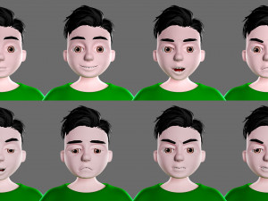 Characters man and woman 3D Model