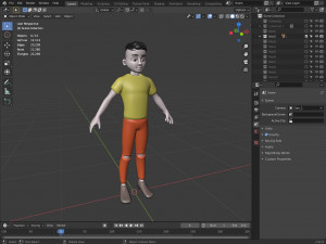 Characters man and woman 3D Model