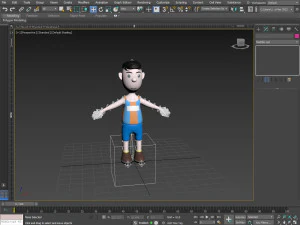 Equipe de esportes de personagens de desenhos animados Modelo 3D