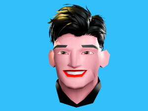 Male emotions 3D Model
