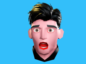 Male emotions 3D Model
