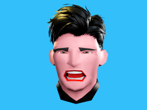Male emotions 3D Model
