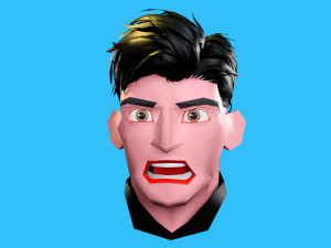 Male emotions 3D Model