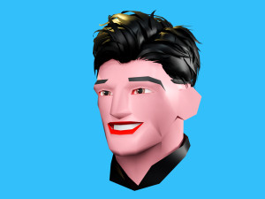 Male emotions 3D Model