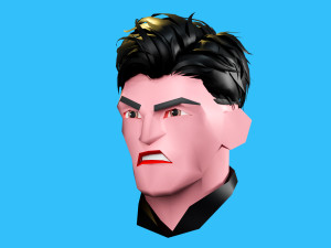 Male emotions 3D Model