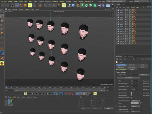 Male emotions 3D Model