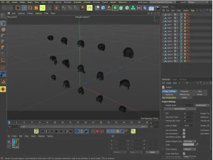 Cartoon woman hairstyle 3D Model