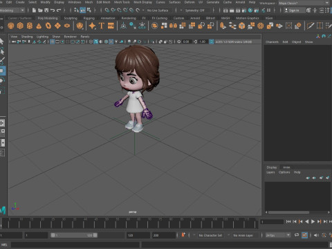 Characters kids 3D Model