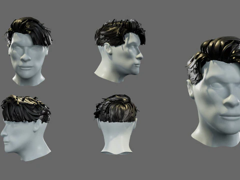 3D hairstyle for men 3D Model