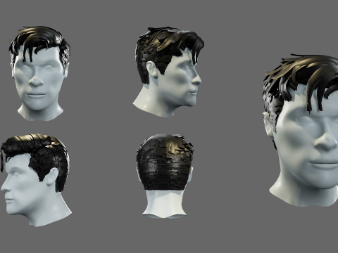 3D hairstyle for men 3Dモデル