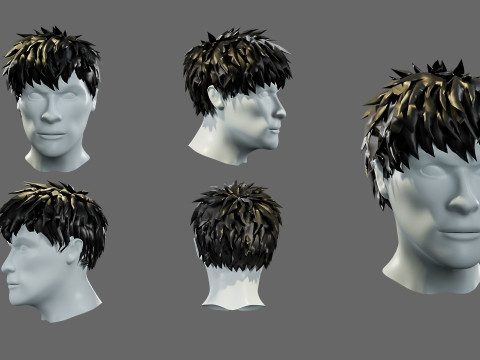 3D hairstyle for men 3Dモデル