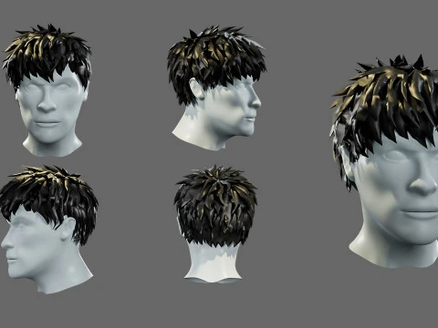 3D hairstyle for men 3D Model