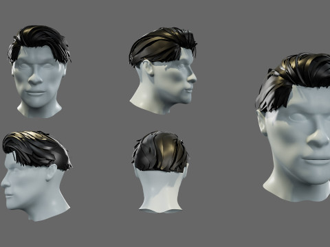 3D hairstyle for men 3Dモデル