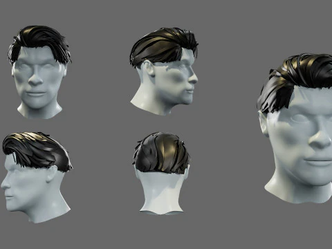 3D hairstyle for men 3D Model