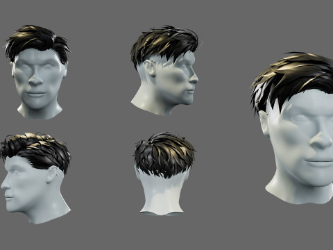 3D hairstyle for men 3Dモデル