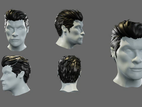 3D hairstyle for men 3D Model