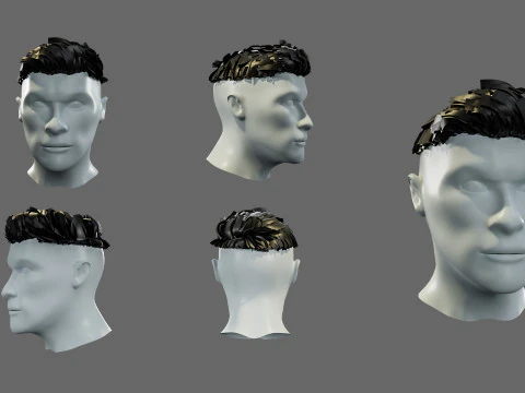 3D hairstyle for men 3D Model