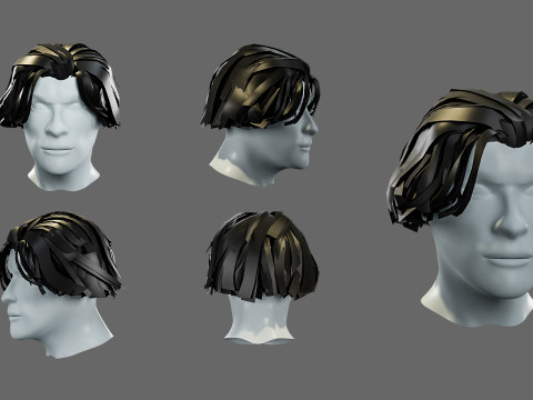 3D hairstyle for men 3Dモデル