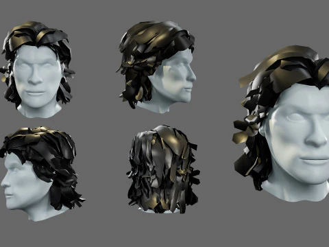 3D hairstyle for men 3D Model