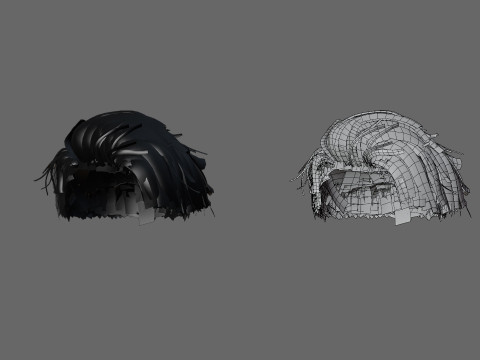 3D hairstyle for men 3Dモデル