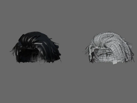 3D hairstyle for men 3D Model