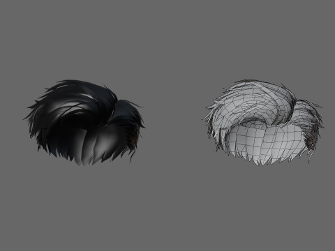 3D hairstyle for men 3Dモデル