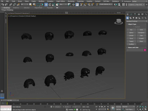 3D hairstyle for men 3D Model