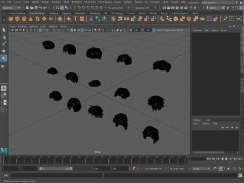3D hairstyle for men 3D Model