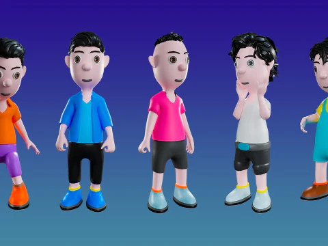 Cool guys 3D Model
