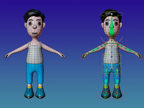 Cool guys 3D Model