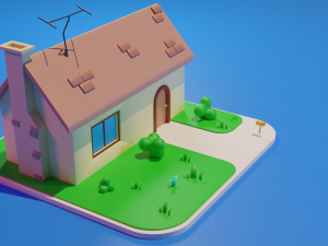 House building Modelo 3D