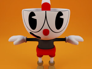 Cuphead 3D Модель