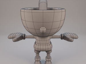 Cuphead Model 3D