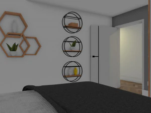 Small modern house low poly 3D Model
