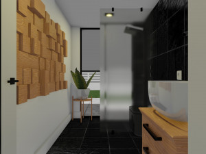 Small modern house low poly 3D Model