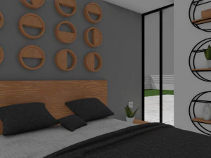 Small modern house low poly 3D Model