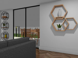 Small modern house low poly 3D Model