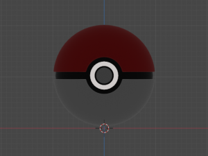 Standard pokeball from anime Pokemon 3Dモデル